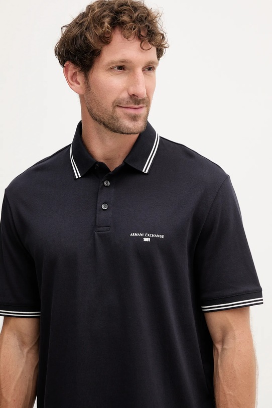 Ruházat Armani Exchange pamut póló XM000993.AF10361 sötétkék