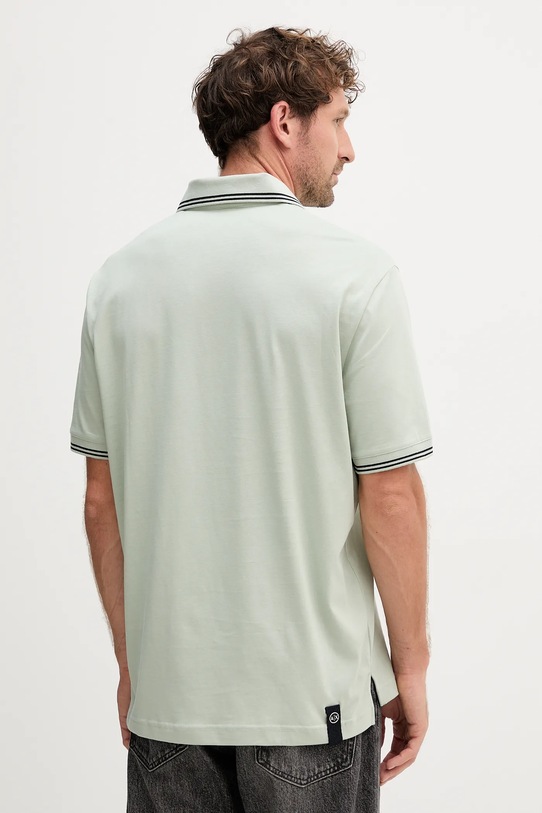 Armani Exchange polo de bumbac XM000993.AF10361 verde AW25