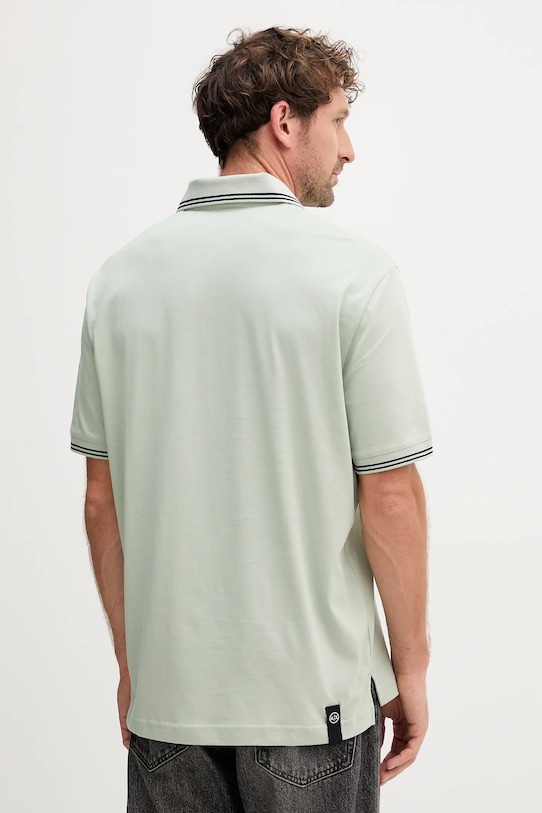 Armani Exchange polo de bumbac XM000993.AF10361 verde AW25