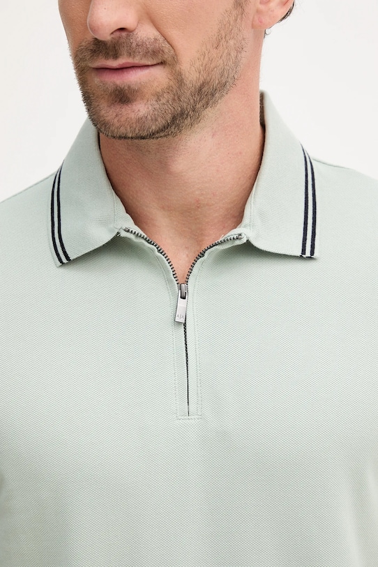 Armani Exchange polo bawełniane zielony XM000994.AF10366