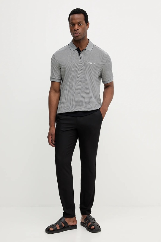 Armani Exchange polo bawełniane XM000995.AF15917 granatowy AW25