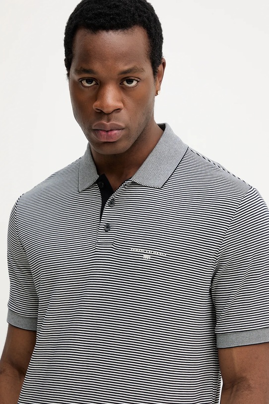 Armani Exchange polo bawełniane granatowy XM000995.AF15917