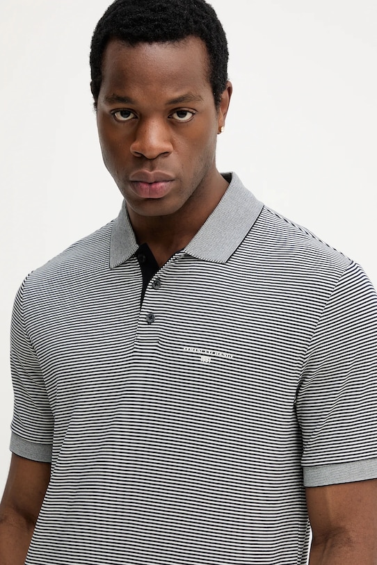 Armani Exchange polo bawełniane granatowy XM000995.AF15917