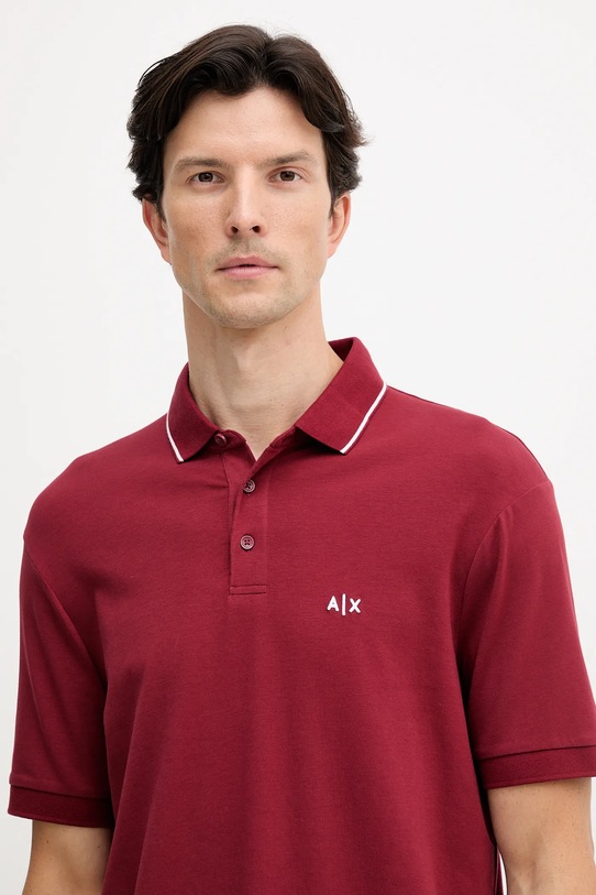 Armani Exchange polo bordowy XM001289.AF10363
