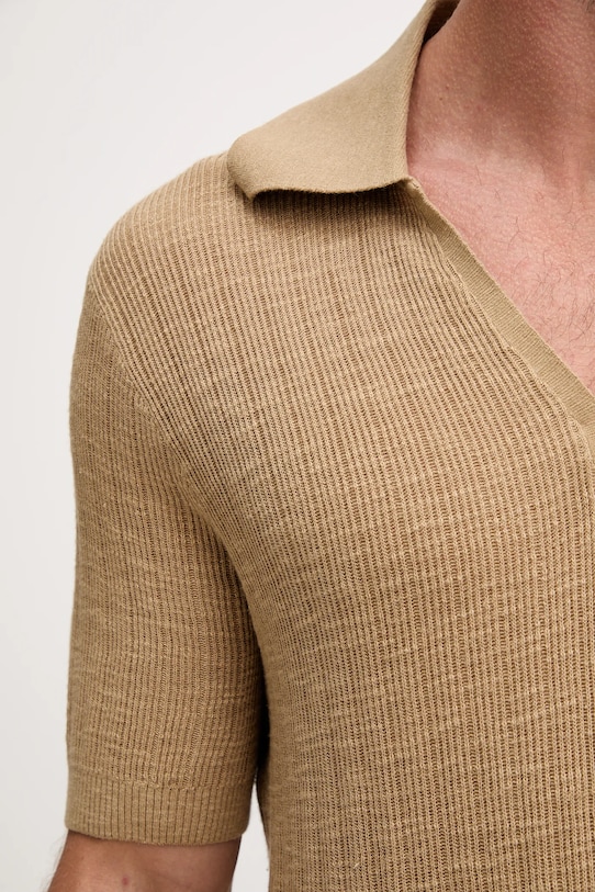 Frescobol Carioca tricou polo din in bej 2420.843