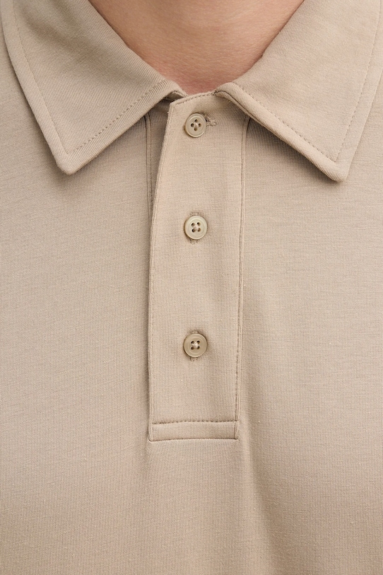 Sisley polo 3ZDES300X beżowy