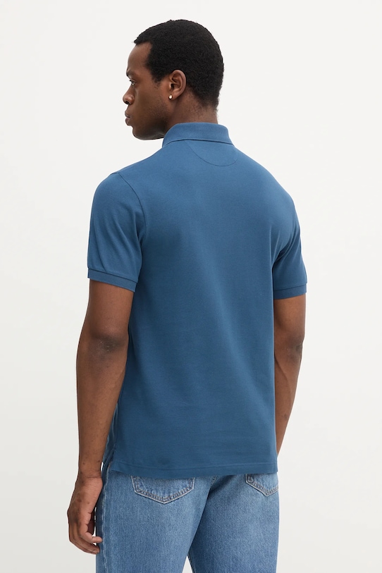 Odzież Hackett London polo bawełniane HM5600001 granatowy