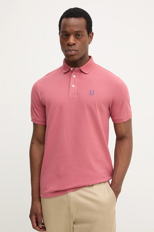 Hackett London polo de bumbac regular rosu HM5600001