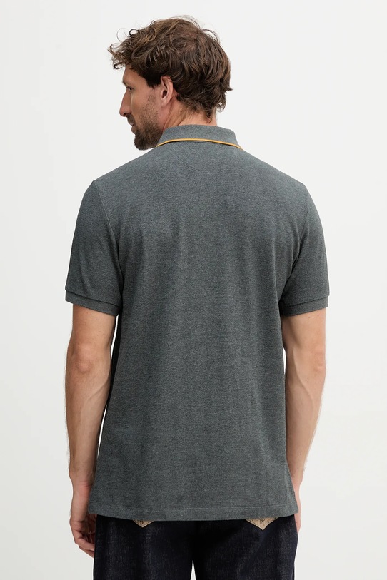 Oblečení Bavlněné polo tričko Hackett London HM5600031 šedá
