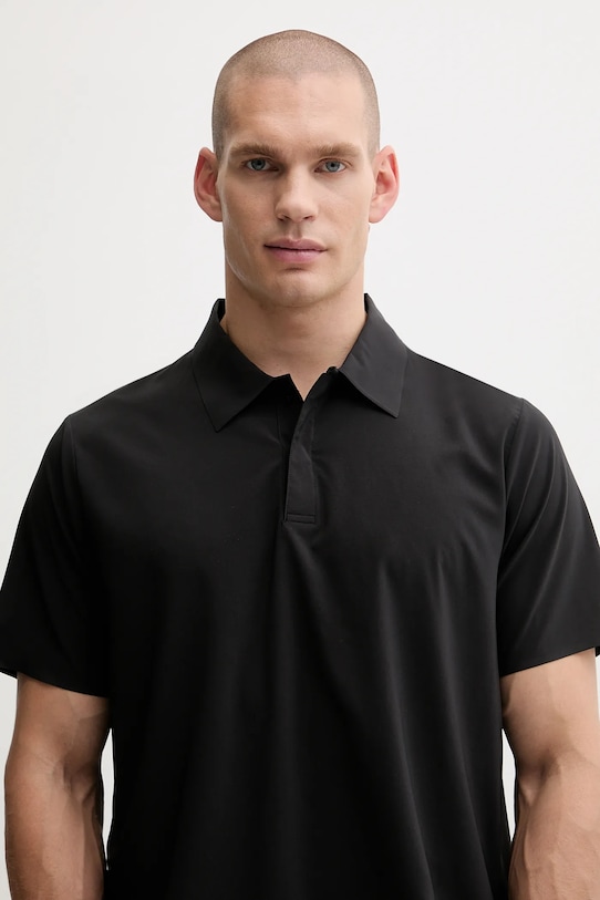 Tréninkové polo tričko Calvin Klein Performance černá LVGMF5K103