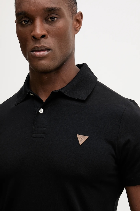 Guess polo NOLAN czarny M5BP66.J1314