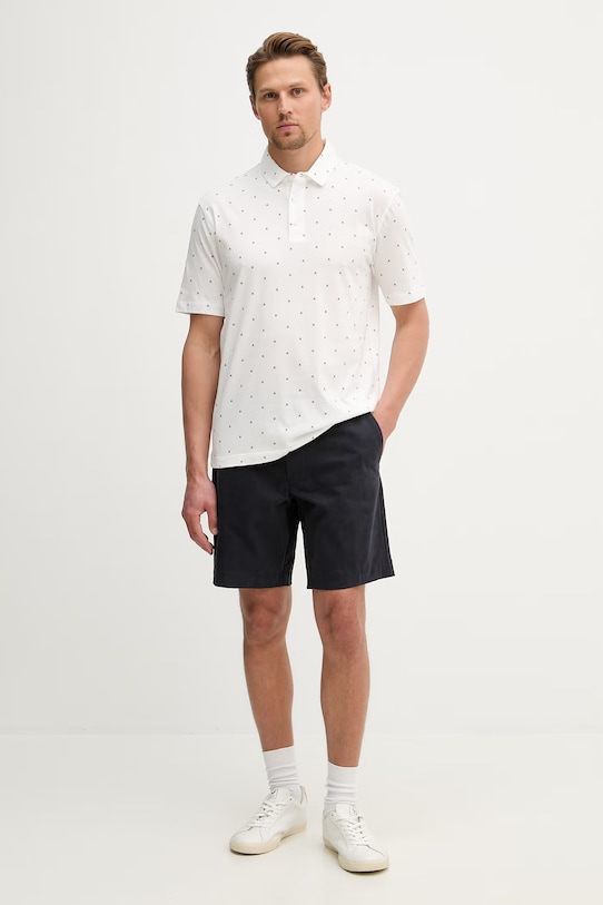 Armani Exchange polo pánské bavlněné XM000735.AF10356 béžová SS26