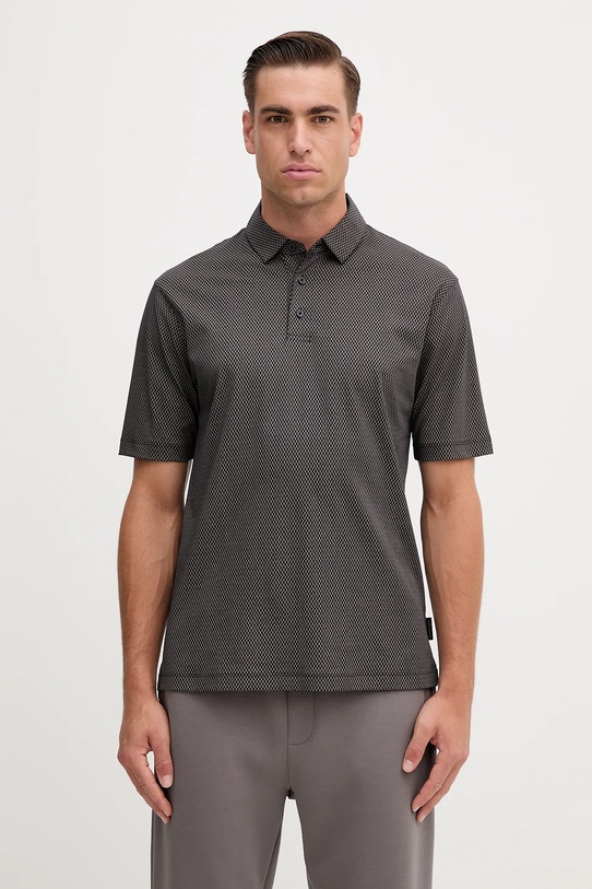 Pamučna polo majica Armani Exchange regular siva XM000735.AF10356