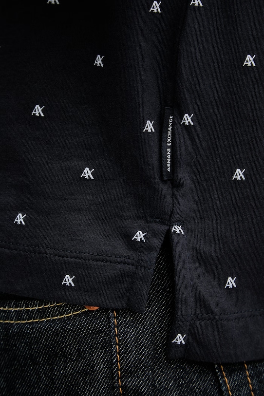 Armani Exchange polo pánské bavlněné XM000735.AF10356 námořnická modř