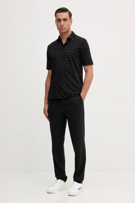 Бавовняне поло Armani Exchange XM000735.AF10356 чорний AW25