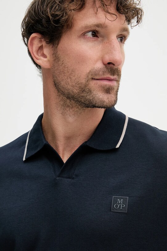 Marc O'Polo polo bawełniane granatowy 526203453080