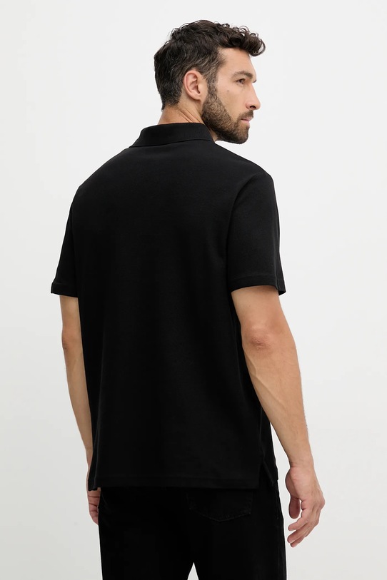 Odzież Just Cavalli polo bawełniane 79OAGT06.CJ506 czarny