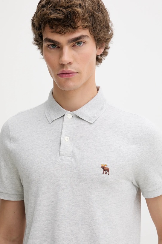 Abercrombie & Fitch polo szary KI124.5379.110