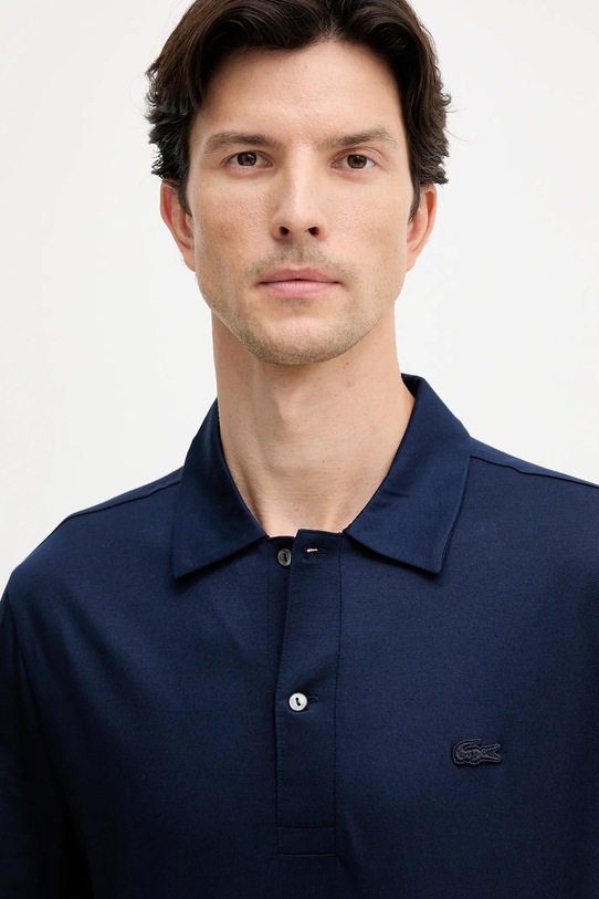 Lacoste polo bawełniane granatowy DH5928