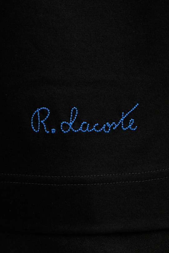 Lacoste polo bawełniane DH5928 czarny
