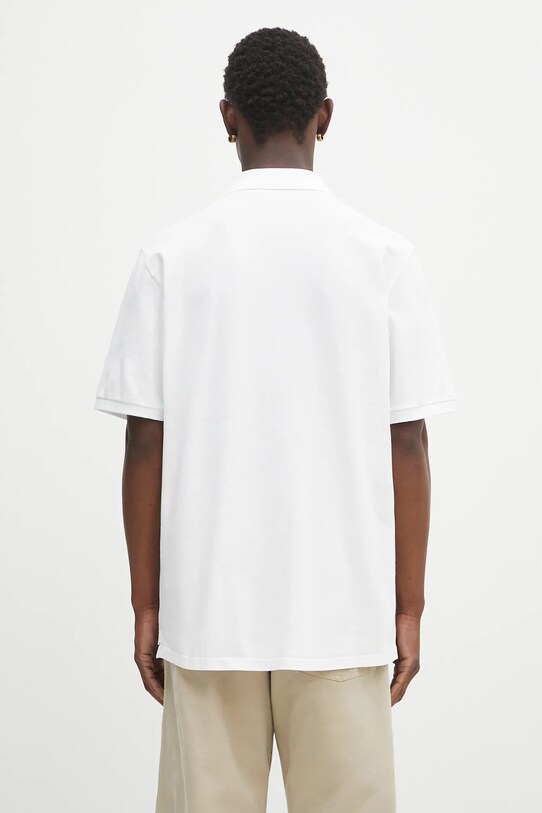Odzież Carhartt WIP polo bawełniane S/S Carhartt Script I035231.00AXX biały