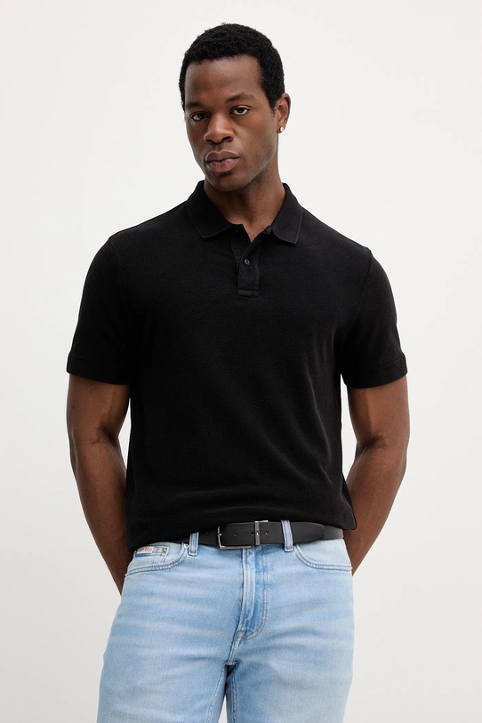 Joop! polo bawełniane bawełna czarny 30047000
