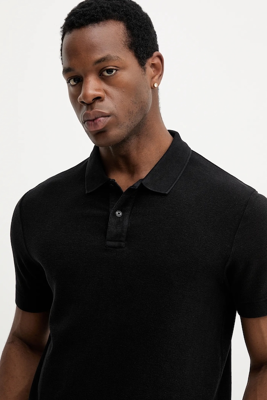 Joop! polo bawełniane czarny 30047000