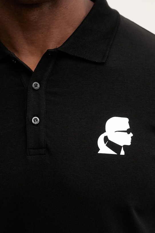 Karl Lagerfeld polo 554235.745401 czarny
