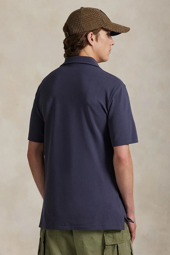 Polo Ralph Lauren polo bawełniane 710P00083 niebieski AW25