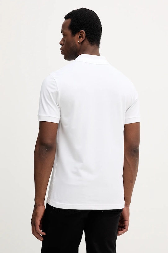 BOSS Green tricou polo 50549362 alb AW25