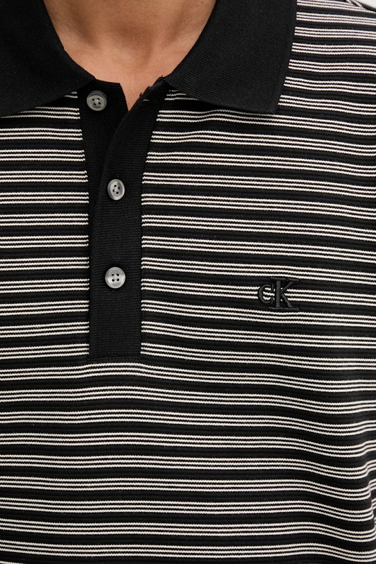 Calvin Klein polo LV04LD205G czarny