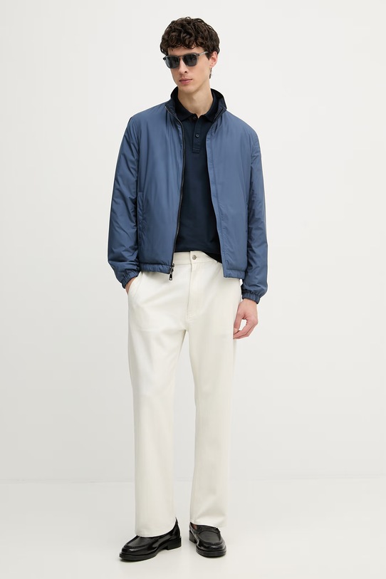 Paul&Shark polo męskie bawełniane Knitwear 99311000 granatowy SS26