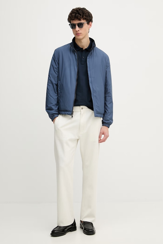 Paul&Shark polo męskie bawełniane Knitwear 99311000 granatowy SS26