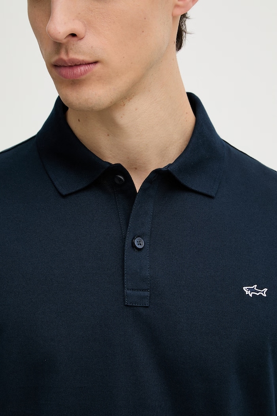 Paul&Shark polo męskie bawełniane Knitwear 99311000 granatowy
