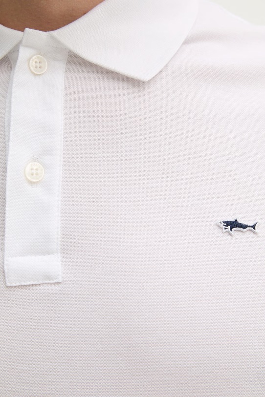 Paul&Shark polo bawełniane Knitwear 99311001 biały