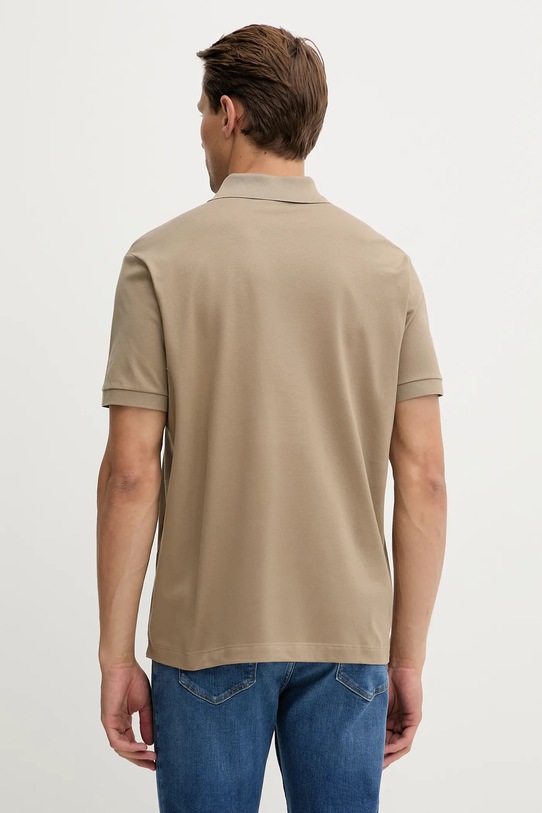 Bavlnené polo tričko Paul&Shark Knitwear 99311001 béžová AW25