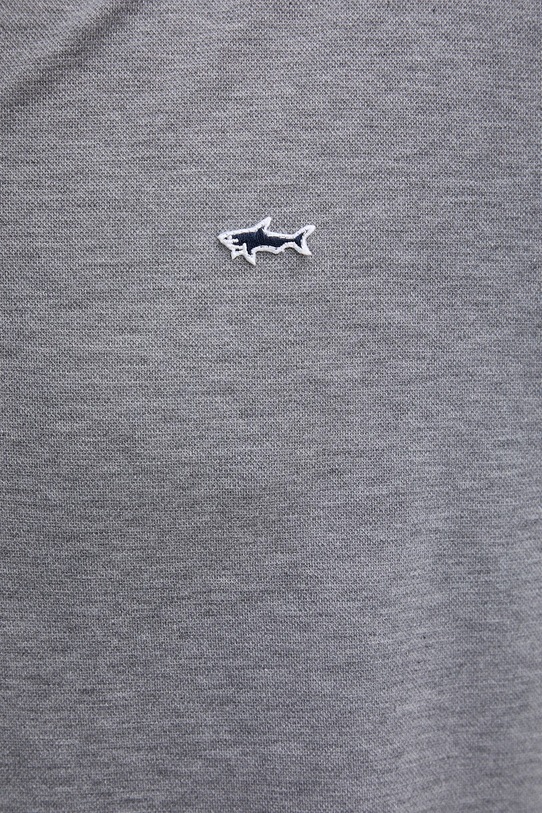 Paul&Shark pamut póló Knitwear 99311001 szürke