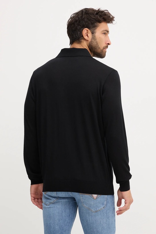 Odzież Paul&Shark sweter wełniany Knitwear 99311017 czarny