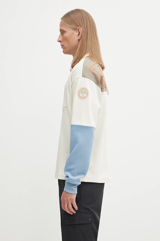 Бавовняна кофта Napapijri E-Berm NP0A88Z5MQU1 бежевий AW25