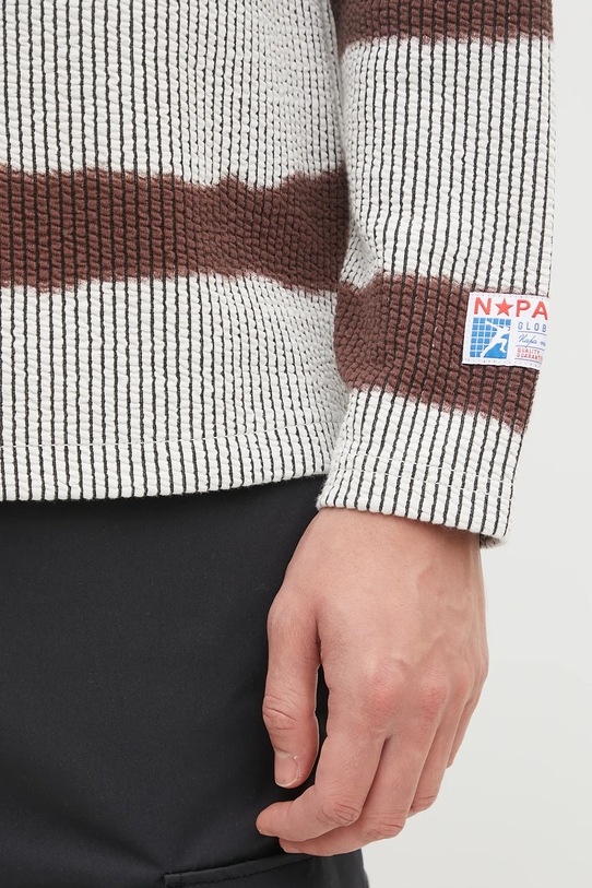 Napapijri longsleeve Napapijri x Martine Rose brązowy NP0A4FPHL641