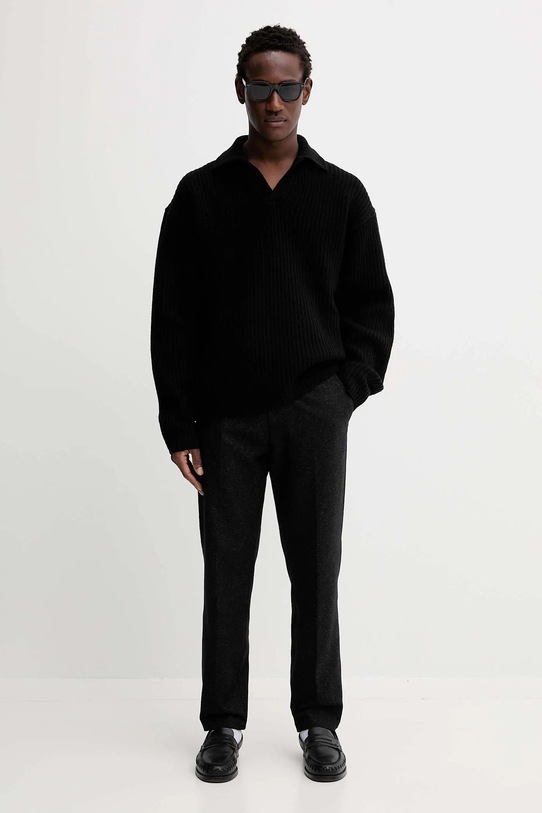 Filippa K sweter wełniany 31897.FK czarny AW25