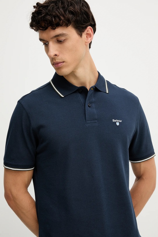 Barbour polo de bumbac bleumarin MML1499