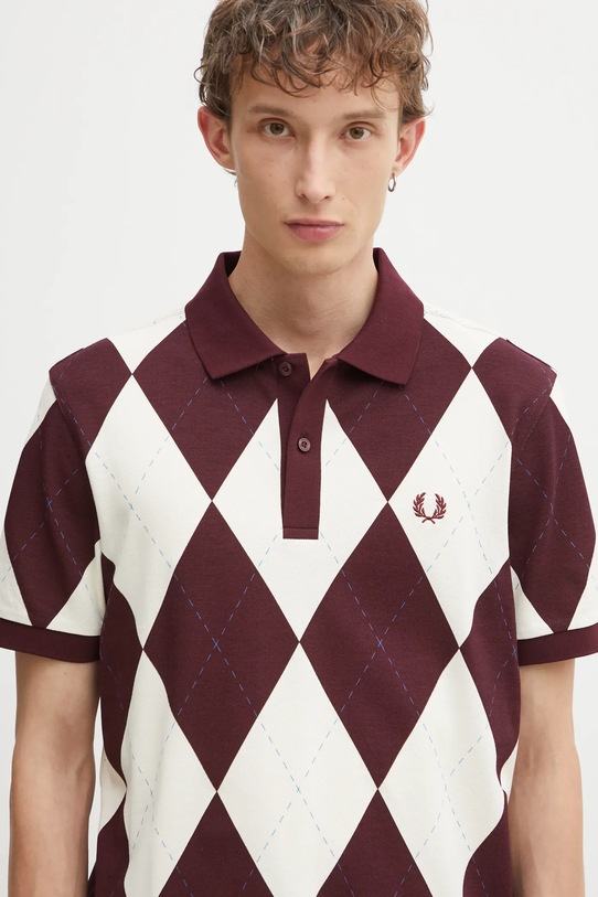 Fred Perry polo bawełniane beżowy M1628