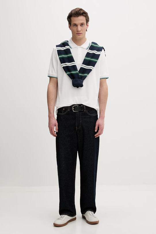 Fred Perry polo bawełniane M3600 beżowy AW25