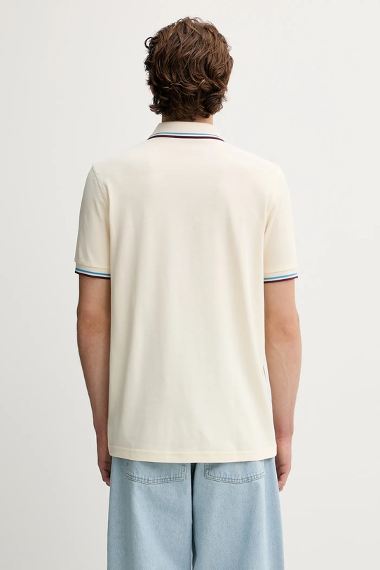 Ρούχα Βαμβακερό μπλουζάκι πόλο Fred Perry M3600 μπεζ