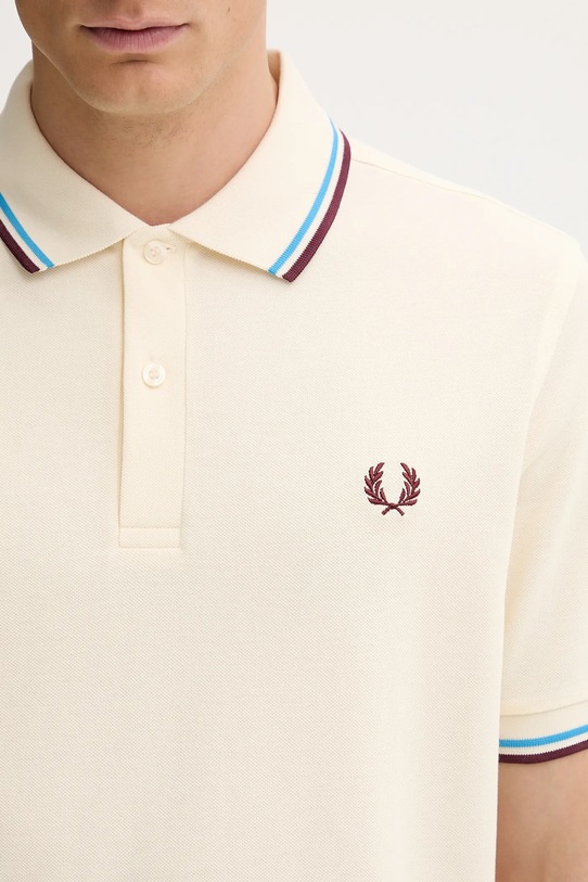 Fred Perry polo bawełniane beżowy M3600