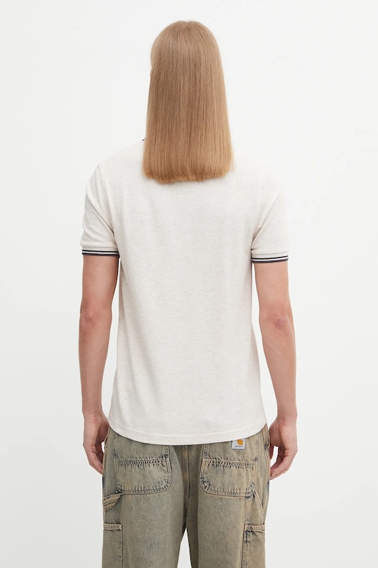 Odzież Fred Perry polo bawełniane M3600 beżowy