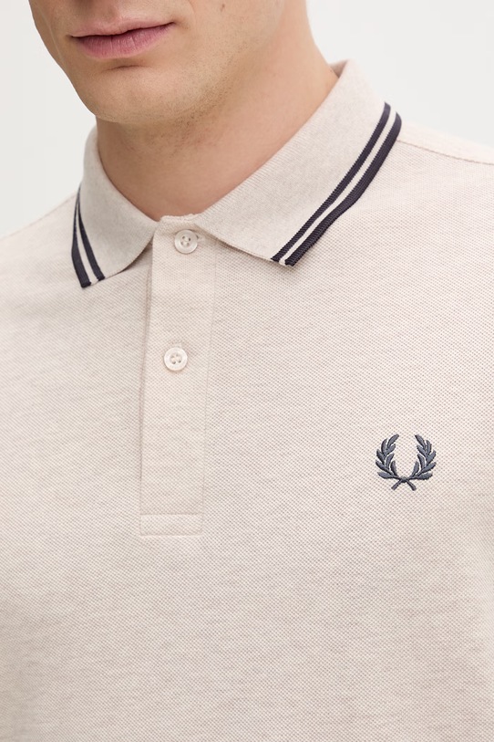 Fred Perry polo bawełniane M3600 beżowy