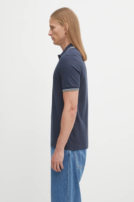Fred Perry polo in cotone M3600 blu navy AW25