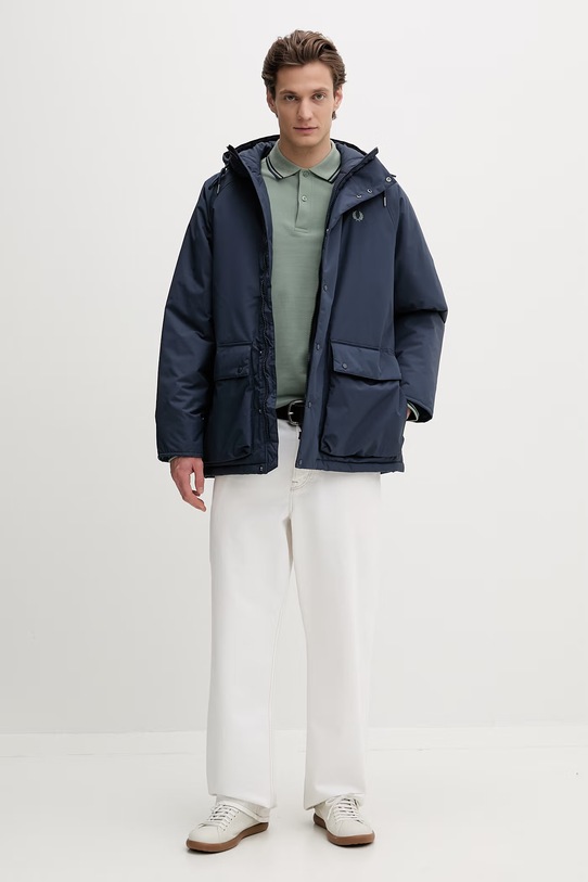 Fred Perry polo bawełniane M3600 zielony AW25